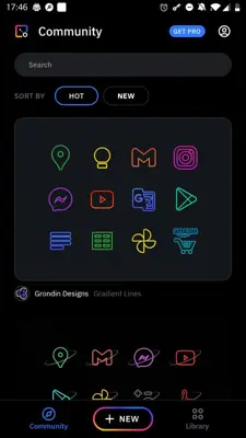 Icon Pack Studio android App screenshot 1